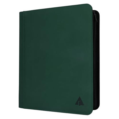 Top loader Binder, Holds 504 Top loaders, 9-Pocket Top Loader Binders with Sleeves for TCG & Sports Cards in 3'' x 4'' Top loaders -Green - color: Green