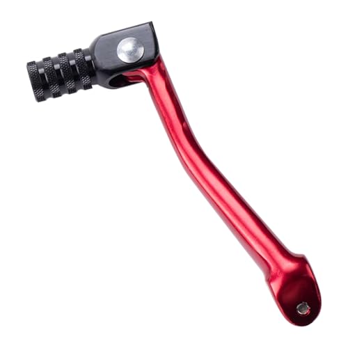 CNC Aluminum 2" Folding Gear Shifter Shift Lever Compatible with Honda XR50 CRF50 XR CRF 50cc 70cc 90cc 110cc 125cc Dirt Pit Bike (Black Red) - color: Black Red