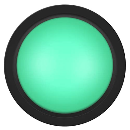 Button Kit with 100Mm LED Light Up Button for DIY Assembly Interactive Vending Machines (100#-Green+Three-legged Switch+LED Light)