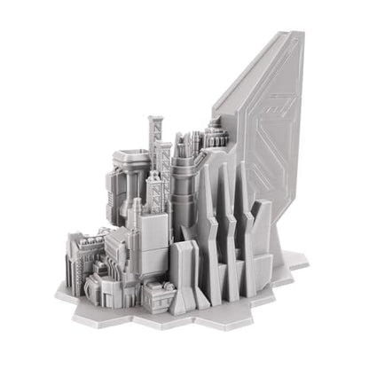 Tabletop Terrain 6mm Sci-Fi Cityscape Bundle 4 with Hexes for Miniatures Games Such as Epic Battletech Adeptus Titanicus (Bundle 4 with Hexes) - size: Bundle 4 with Hexes