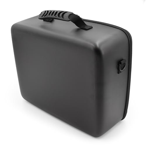 CASEMATIX Miniature Carrying Case - 144 Slot Miniature Storage Case with Four Impact-Absorbing Foam Trays For Minis, Adjustable Shoulder Strap, ID Card Holder and More!