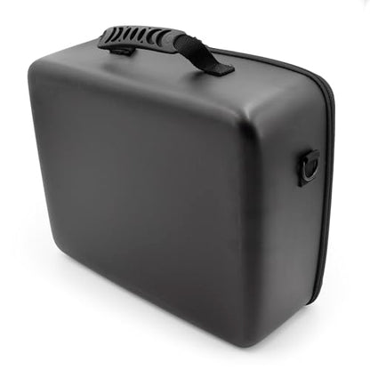 CASEMATIX Miniature Carrying Case - 144 Slot Miniature Storage Case with Four Impact-Absorbing Foam Trays For Minis, Adjustable Shoulder Strap, ID Card Holder and More!