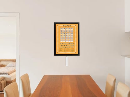 Words on The Wall Multi Player Game – (24x18x1) (Retro) - color: Retro
