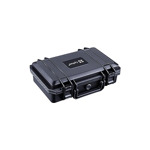 Lykus HC-2710 Waterproof Hard Case with Foam, Inner Size 9.88*5.24*2.6in | IP67 Waterproof, Pluckable Foam, Suitable for Cameras, Lenses, Electronic Equipment and More - color: Black, size: HC-2710