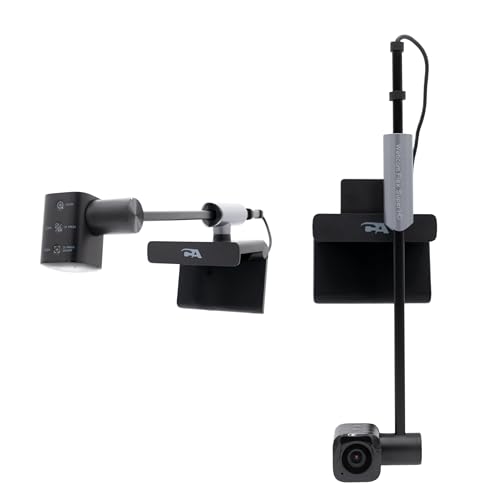 CA Essential Webcam Flex (WC-Flex) – Multi-function HD webcam with three mounting positions, Center View for better eye contact, Table View for desktop sharing and Traditional View on top of a monitor