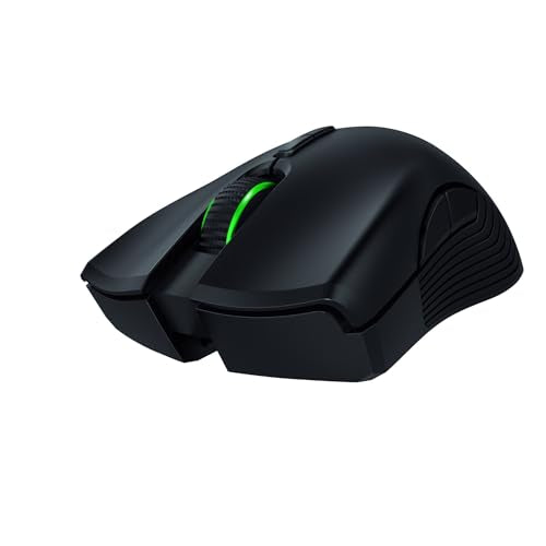 Razer Mamba Wireless Gaming Mouse: 16,000 DPI Optical Sensor - Chroma RGB Lighting - 7 Programmable Buttons - Mechanical Switches - Up to 50 Hr Battery Life - style: Mamba Wireless