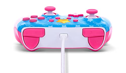 PowerA Enhanced Wired Controller for Nintendo Switch - Kirby, Gamepad, game controller, wired controller, officially licensed - color: Kirby