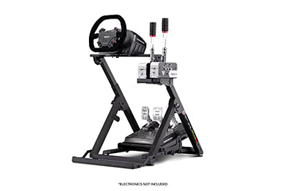 Next Level Racing Wheel Stand 2.0. Steering wheel stand for Thrustmaster, Fanatec, moza Racing on PC and video game consoles. Upgradeable to full cockpit with GTSeat add-on (not included)