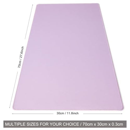Pink Mouse Pad Large, DOBAOJIA Mouse Pad Aesthetic, Keyboard and Mouse Mat, Gaming Mouse Mat, Spill-Proof Surface and Anti-Skid Base, XL 27.6” x 11.8” 70 x 30cm | DOBAOJIA XL Gaming Mouse Mat, Desk Mat, PC Mat, Spill Proof Surface and Non-Slip Base - colo