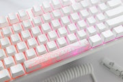 Ducky One 3 White 100% Mechanical Gaming Keyboard, Cherry MX Black | Hot-swap full-size gaming keyboard, Cherry MX Black switches, PBT doubleshot keycaps, RGB, White - color: Cherry MX Black