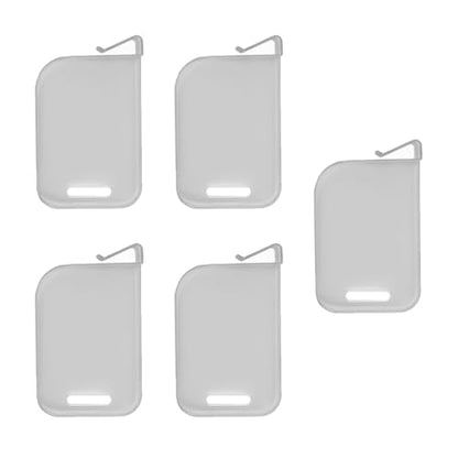 5pieces Trading Card Box Baffle Clip Card Storage Partition Board Card Box Divider Clapboard - color: Gray