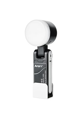 12W Portable LED Video Light, 2500K-5600K Bi-Color Photography Fill Light with 180° Rotatable Head & Tripod, High CRI Handheld Lighting for YouTube, TikTok, Live Stream & Product Photography. - color: Black