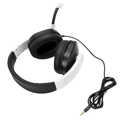 Alomejor Noise Cancelling Gaming Headset with Adjustable Padded Ear Cushions Fit for Comfortable Gaming Sessions, 3.5MM, ABS Material, 1 Unit
