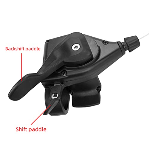 CYSKY Bike Shifter Levers 1 Pair 3x7 21 Speed Gear Shifter Mountain Bicycle Derailleur with Gear Indicator Right and Left Thumb Shift Levers Combo - color: 3x7 21 Speed