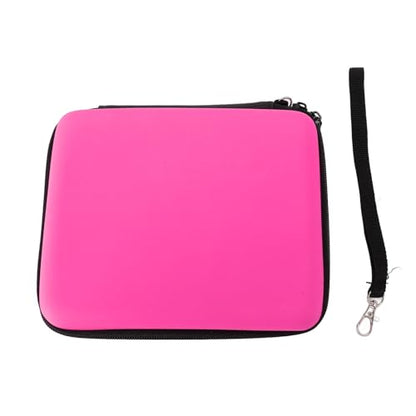 LUCKDANO Carrying Case for 2DS - Protective Hard Shell with 8 Game Card Holders - Compatible with 2DS Console Accessories Shockproof & Travel Case Portable Pouch with Wrist (#12) - color: Pink