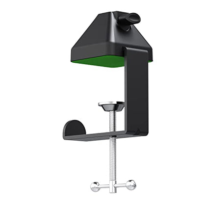 YOUSHAERS Table Mount Clamp, Heavy-Duty Metal Mic Clamp Holder for Mic Boom Arm Stand & Overhead Phone Mount Stand, Fits up to 2.48in/6cm Desktop - color: Table Clamp