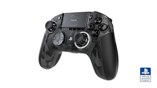 Nacon Revolution 5 Pro Officially Licensed PlayStation Wireless Controller | For PS5 / PS4 / PC - Hall Effect Joysticks and Triggers, Trigger Stops, Mappable Buttons, 8-way and 4-Way D-pad - Urban Camo - color: Urban Camo