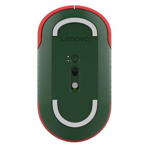 Lenovo 350 Bluetooth Silent Mouse (Fan Edition), Wireless Ergonomic Ambidextrous Design, Bluetooth 5.3, Adjustable DPI up to 2400, 36 Month Battery Life, Recycled Materials, Portugal Flag - color: Portugal Flag