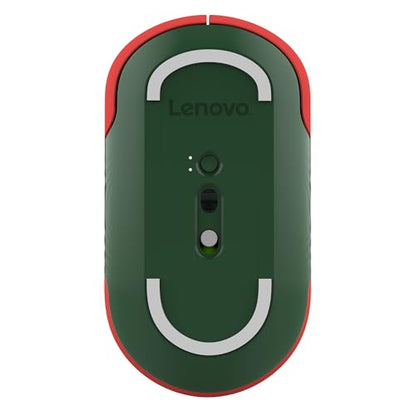 Lenovo 350 Bluetooth Silent Mouse (Fan Edition), Wireless Ergonomic Ambidextrous Design, Bluetooth 5.3, Adjustable DPI up to 2400, 36 Month Battery Life, Recycled Materials, Portugal Flag - color: Portugal Flag