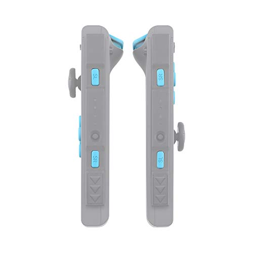 eXtremeRate DIY Full Set Buttons for Nintendo Switch & Switch OLED, Custom Replacement Buttons for JoyCon, ABXY Direction Keys SR SL L R ZR ZL + - Home Capture Trigger Buttons Springs - Heaven Blue - color: Heaven Blue