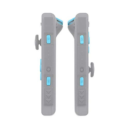 eXtremeRate DIY Full Set Buttons for Nintendo Switch & Switch OLED, Custom Replacement Buttons for JoyCon, ABXY Direction Keys SR SL L R ZR ZL + - Home Capture Trigger Buttons Springs - Heaven Blue - color: Heaven Blue