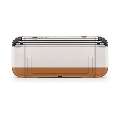 Gaming Skin Compatible with Nintendo Switch 2 Console Only - Neutral Stripes - Premium 3M Vinyl Protective Wrap Decal Cover - Easy to Apply | Crafted in The USA by MightySkins - color: Neutral Stripes, size: Switch 2 Console Skin Only, style: Matte Finish