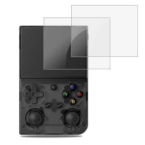 NOUKAJU Screen Protector for G350 Game Console, HD Tempered Glass,9h Hardness,Scratch,Anti-Fingerprin,Tempered Glass Film Guard for G350 Retro Handheld Game Console[2 Pack]
