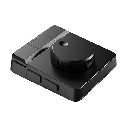 ULANZI D100H Wireless Video Editing Keyboard with Dial Knob | Haptic Dial, 7 Customizable Keys, Dual-Mode 60-Day Battery, BLE 5.0 3-Device, Ulanzi Connect Lighting & Smart Home - color: D100H