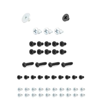 40PCS Full Screw Set with Repair Tools for Nintendo Switch HAC-001 | Replacement Screws Kit, Including Tweezer Pry Tool Y1.5 Triwing + Phillips Screwdrivers