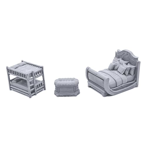 EnderToys City Furnishings by Printable Scenery, 3D Printed Tabletop RPG Scenery and Wargame Terrain 28mm Miniatures