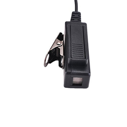 CLS1110 Transparent Acoustic Tube Earpiece Surveillance Headset with Mic Compatible with Motorola CP185 XV2600 CLS1410 CLS1413 Walkie Talkie - style: Acoustic tube type