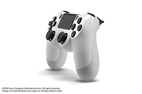 DualShock 4 Wireless Controller for PlayStation 4 - Glacier White (Renewed)