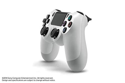 DualShock 4 Wireless Controller for PlayStation 4 - Glacier White (Renewed)