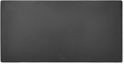 Board Game Mat 36 x 72, Table Cover for Mahjong, Poker, Playing Cards, Tile Games, Dominoes, and RPG - Neoprene Gaming Playmat - Black - color: Black, size: Rectangle 36 x 72 inches