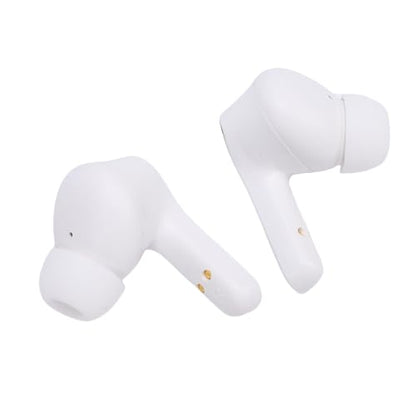 Wireless Gaming Earbuds Earbuds Earphones in Ear Headphones 2.4GHz 5.3 20ms Low Latency 4 Mic ENC 3D Stereo Sound with USB C Adapter for PC Tablet Laptop Smartph (White) - color: White