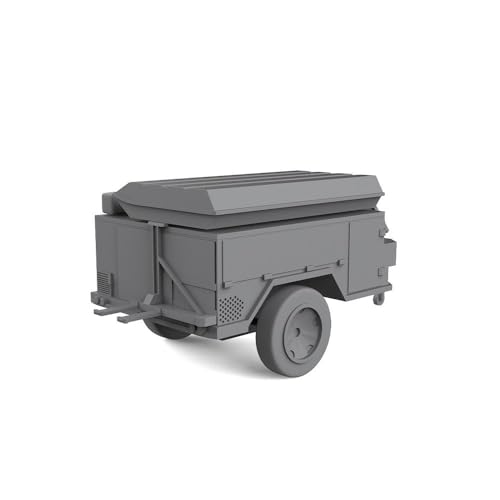 MRY-SFW 15mm Miniature Factory Building Military Accessory Props Display Camping Trailer