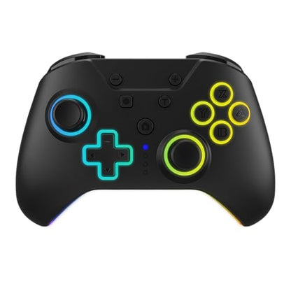 Hyperkin Armor3 NuRival Wireless Hall Effect Stick Game Controller For Nintendo Switch® OLED Model/Nintendo Switch® / Nintendo Switch Lite® (Black) - color: Black