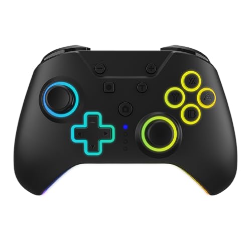Hyperkin Armor3 NuRival Wireless Hall Effect Stick Game Controller For Nintendo Switch® OLED Model/Nintendo Switch® / Nintendo Switch Lite® (Black) - color: Black