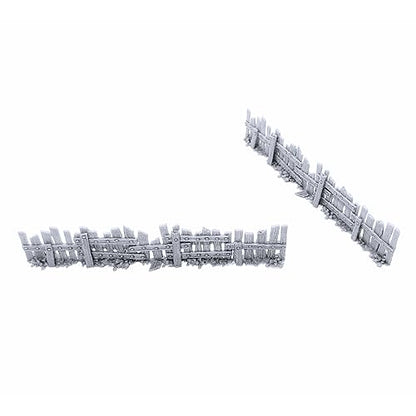 EnderToys Ye Old Fence - DND Terrain Compatible with Dungeons and Dragons, 28mm Miniature Wargaming, Tabletop RPGs, Wargame Scenery