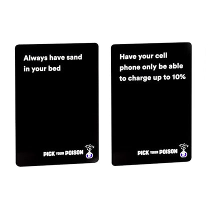 Pick Your Poison Family Edition – Funny “Would You Rather” Party Game for Kids, Teens & Adults | Hilarious Family Card Game for Game Night, Sleepovers & Parties | Great Gift for Families and Friends