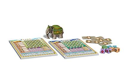 R & R Games Rajas of The Ganges, The Dice Charmers, A New Version of the Popular Board Game Rajas of the Ganges, Perfect for 2-5 Players, Board Games for Adults and Kids
