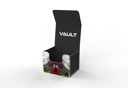 Vault- TCG/MTG 100+ Card Color Combo Deck Box (White/Red/Green) - color: White/Red/Green