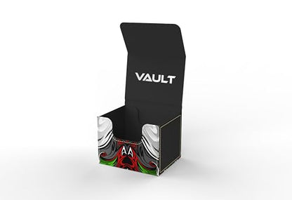 Vault- TCG/MTG 100+ Card Color Combo Deck Box (White/Red/Green) - color: White/Red/Green
