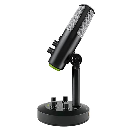 Mackie EM-Series, Premium USB Condenser Microphone with Built-in 2-Channel Mixer (EM-Chromium) - size: USB, style: Chromium - Studio