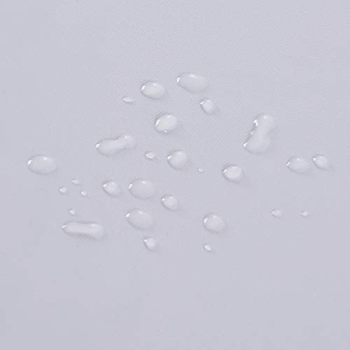 NLMUVW White Square Vinyl Tablecloth 48 Inch 100% Waterproof Oil Proof PVC Table Cloth Wipe Clean Table Cover for Kitchen Dining Picnic, 48 x 48 Inch - color: White, size: 48" x 48" (Square)