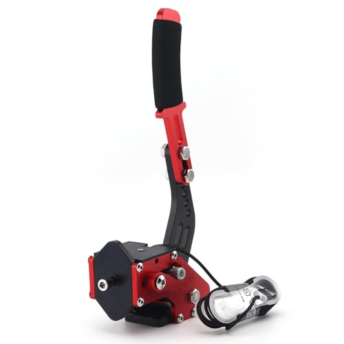 64Bit PC Racing Game USB Handbrake with Clamp for Sim Racing Games Handbrake Compatible with Logitech G27 G29 G920 G923 T500 T300 Simulate Linear Handbrake(red) - color: RED, size: Without holder