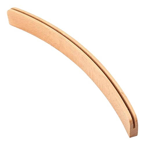 Wooden Curved Playing Card Holder, Holds Up to 13 Cards, Stable Base for Family Card Games