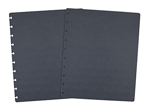 Talia Discbound Notebook - Cover and Disc Set (Arctic Ice, Canyon Clay, Green Olive, Charcoal, Chili Oil, Midsize Set) - color: Arctic Ice, Canyon Clay, Green Olive, Charcoal, Chili Oil, size: Midsize Set
