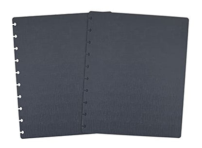 Talia Discbound Notebook - Cover and Disc Set (Arctic Ice, Canyon Clay, Green Olive, Charcoal, Chili Oil, Midsize Set) - color: Arctic Ice, Canyon Clay, Green Olive, Charcoal, Chili Oil, size: Midsize Set