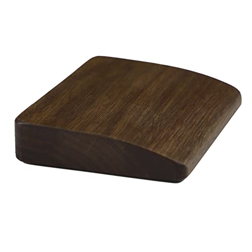 2 pcs Mini Wood Wrist Rest Portable Movable Solid Wooden Walnut Beech for Most Mechanical Keyboard Numpad Sp64 - color: Walnut Mini Wrist Rest 2 Pcs